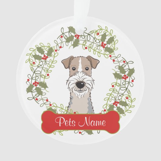 Wire Fox Terrier  Ornament (voorkant)