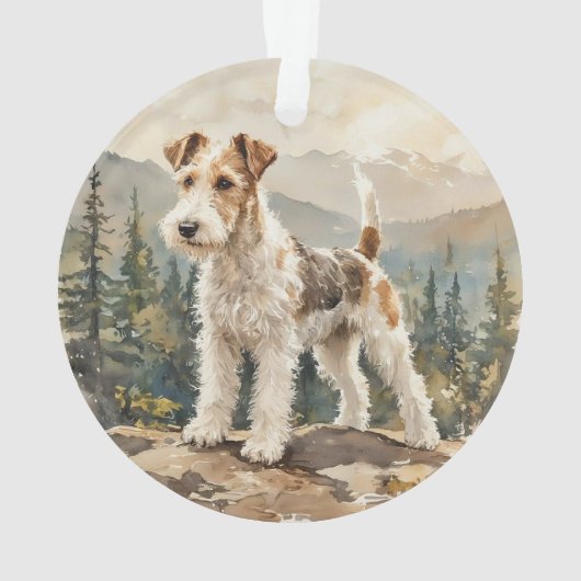 Wire Fox Terrier Ornament (achterkant)