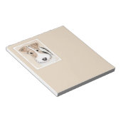 Wire fox terrier Painting - Cute Original Dog Art Notitieblok (Schuin)