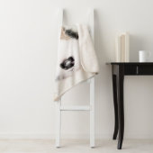 Wire fox terrier Painting - Cute Original Dog Art Sherpa Deken (In situ)