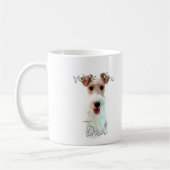 Wire Fox Terrier Papa 2 Koffiemok (Links)