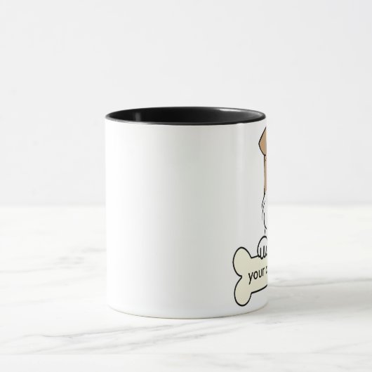 Wire Fox Terrier personaliseren Mok (Midden)