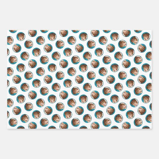 Wire Fox Terrier Puppy Schilderij driekleur Dog Ar Inpakpapier Vel (Voorkant 2)