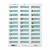 Wire Fox Terrier Retour Adreslabels Etiket (Full Sheet)