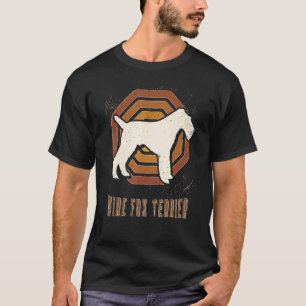Wire Fox Terrier Retro Classic Dog Love T-shirt