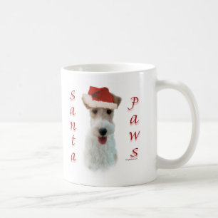 Wire Fox Terrier Santa Paws Koffiemok