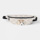 Wire Fox Terrier Schilderij driekleur WFT Pet Dog Heuptasje (Voorkant)