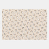 Wire Fox Terrier Schilderij driekleur WFT Pet Dog  Inpakpapier Vel (Voorkant)