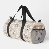 Wire Fox Terrier Schilderij driekleur WFT Pet Dog  Plunjezak (Rechterhoek)