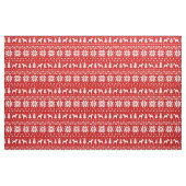Wire Fox Terrier Silhouetten Kerstvakantie Stof (Fat Quarter)