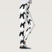 Wire Fox Terrier silo black Leggings (Rechts)