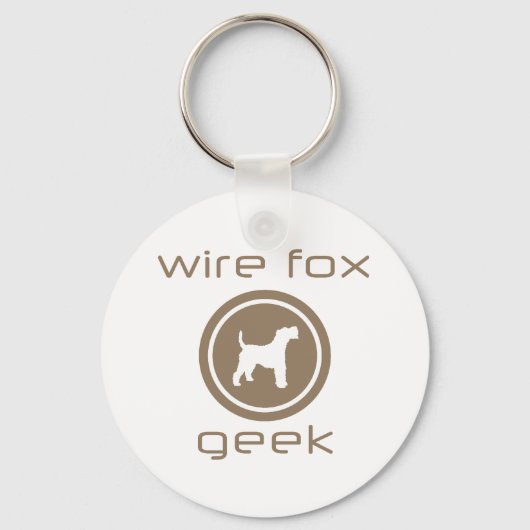 Wire Fox Terrier Sleutelhanger (Voorkant)