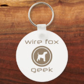 Wire Fox Terrier Sleutelhanger (Voorkant)