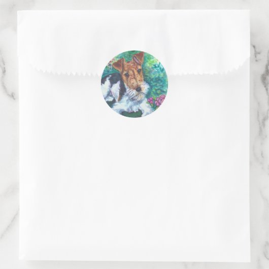 Wire Fox Terrier Stickers (Tas)