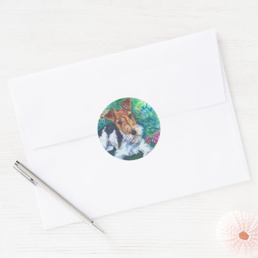 Wire Fox Terrier Stickers (Envelop)