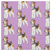 Wire Fox Terrier Stof (Swatch)