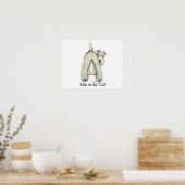 Wire Fox Terrier Tail Poster (Keuken)
