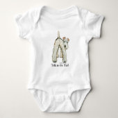 Wire Fox Terrier Tail Romper (Voorkant)