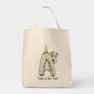 Wire Fox Terrier Tail Tote Bag