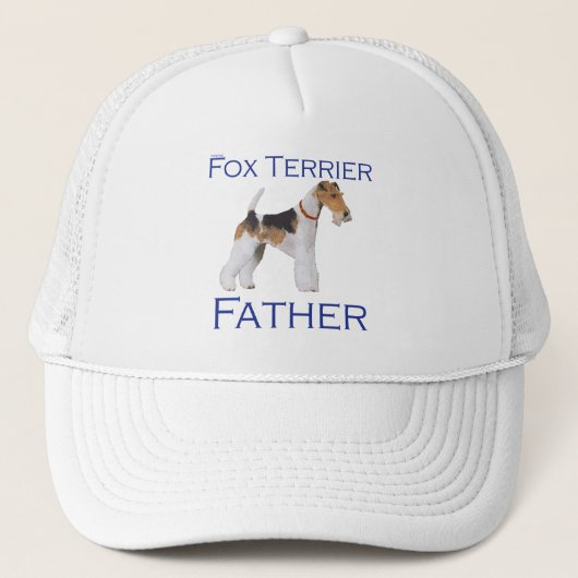 Wire Fox Terrier Vaderdag Trucker Pet (Voorkant)