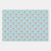 Wire Fox Terrier viering Wrapping Papers Inpakpapier Vel (Voorkant 2)