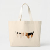 Wire Fox Terrier & Welsh Terrier Grote Tote Bag (Voorkant)