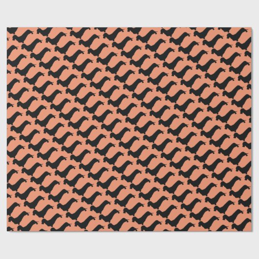 Wire-haarpapier voor dachshund- en Giftpapier Cadeaupapier (Vlak)