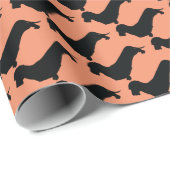 Wire-haarpapier voor dachshund- en Giftpapier Cadeaupapier (Rol Hoek)