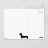 Wire Hair Dachshund Briefkaart (Achterkant)