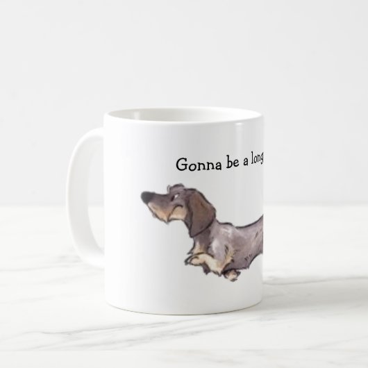 Wire Hair Dachshund Mok (Voorkant links)