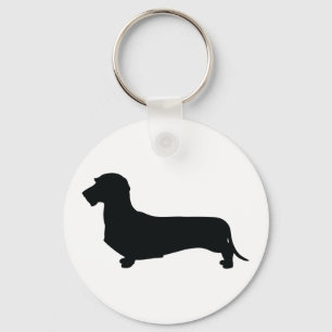 Wire Hair Dachshund-Sleutelhanger Sleutelhanger