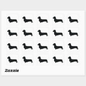 Wire Hair Dachshund Square Sticker (Vel)