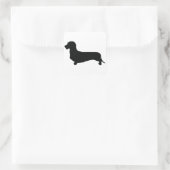 Wire Hair Dachshund Square Sticker (Tas)