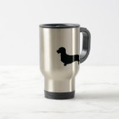 Wire Hair Dachshund Travel Mug Reisbeker (Voorkant rechts)