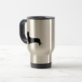 Wire Hair Dachshund Travel Mug Reisbeker (Voorkant links)