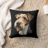 Wire Hair Fox Terrier Kussen (Deken)