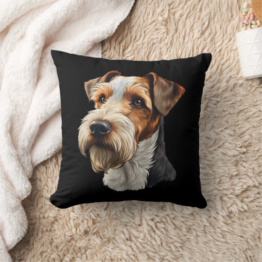 Wire Hair Fox Terrier Kussen (Deken)