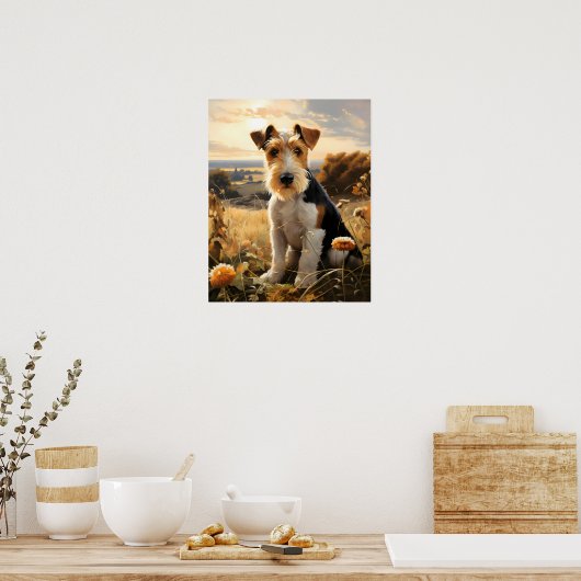 Wire Hair Fox Terrier Poster (Keuken)