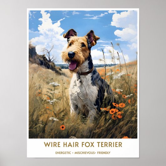  Wire Hair Fox Terrier Poster (Voorkant)