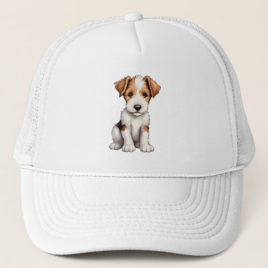 Wire Hair Fox Terrier Trucker Pet (Voorkant)