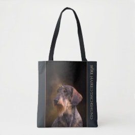 Wire Haire Dachshund-Canvas tas