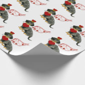 Wire Haire Dachshund Gift Wrap Cadeaupapier (Hoek)