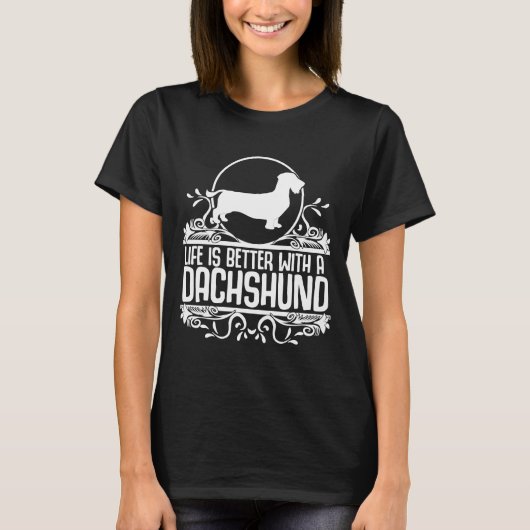 Wire Haire Dachshund Hunting Dog T-shirt (Voorkant)