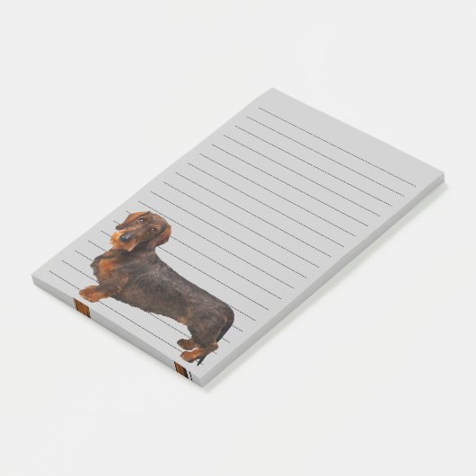 Wire Haire Dachshund Post-it® Notes (Schuin)