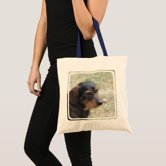 Wire Haire Daschund Dog Tote Bag (Voorkant (product))