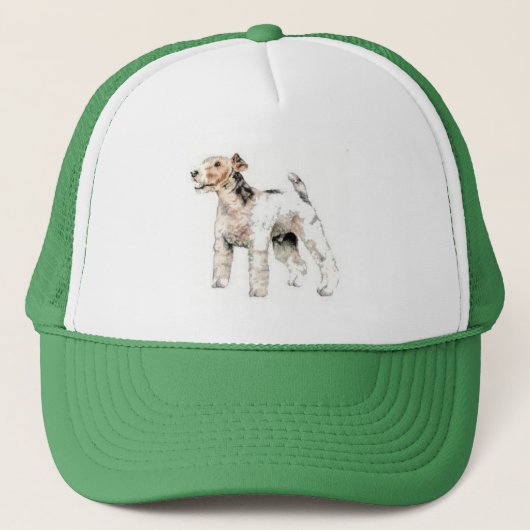 Wire Haire Fox Terrier Trucker Pet (Voorkant)