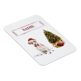 Wire Hazard Jack Russell Funny Kersthond Magneet