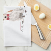 Wire Hazard Jack Russell Funny Kersthond Theedoek (Quarter Fold)