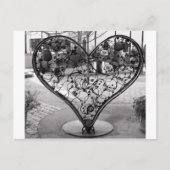 Wire Heart Briefkaart (Voorkant)