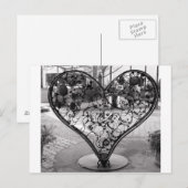 Wire Heart Briefkaart (Voorkant / Achterkant)